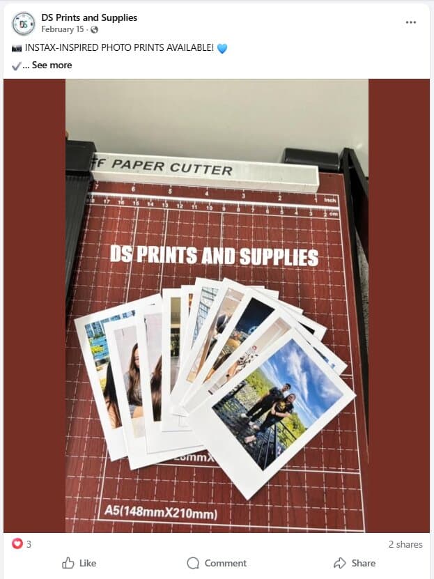 Instax-Inspired Prints