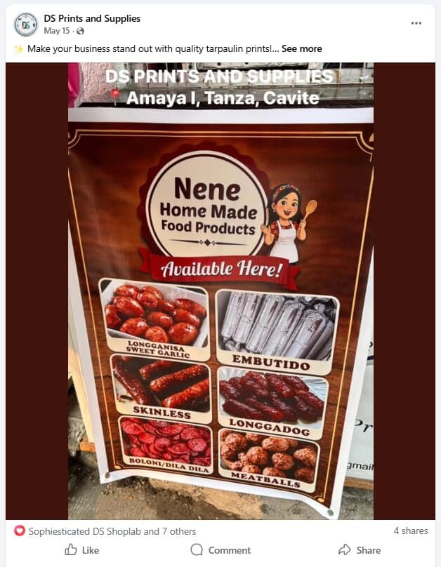 Tarpaulin Signage